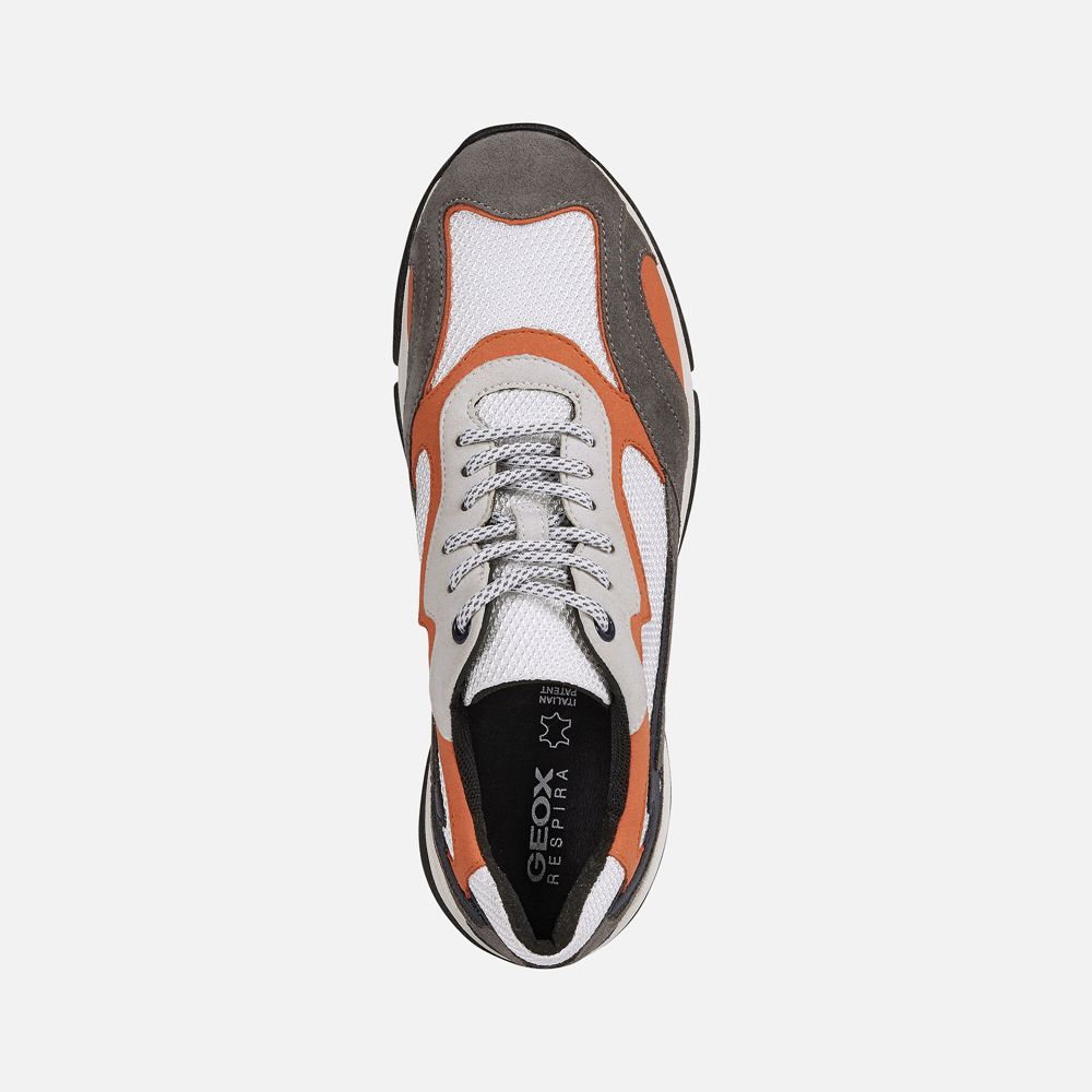 Geox Bayan Spor Ayakkabı Koyu Gri/Beyaz - Kirya - XIO-695403